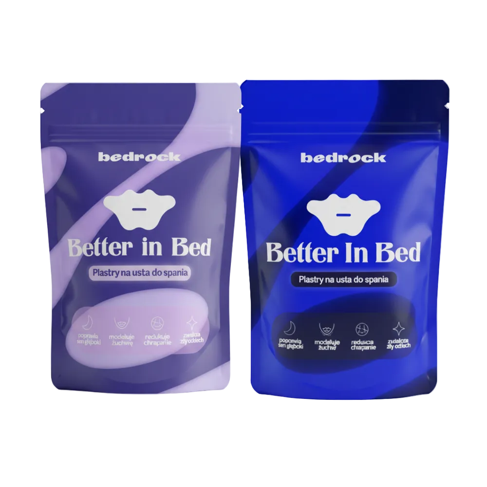 Better in bed - plastry na usta do spania