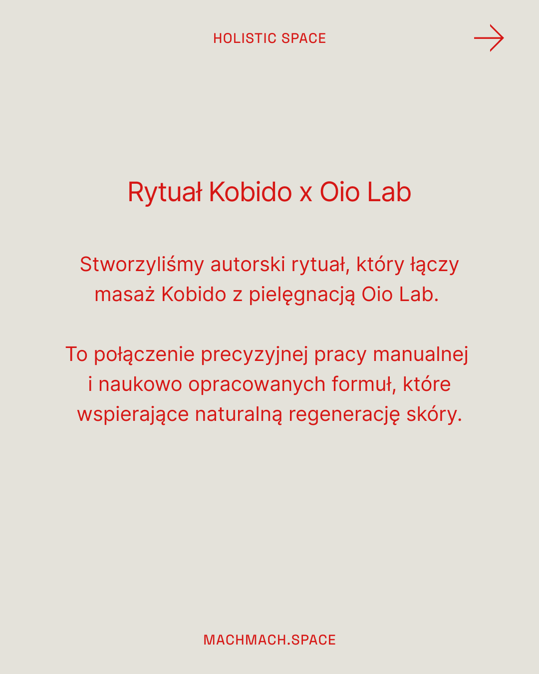 Kobido x Oio Lab Rytuał